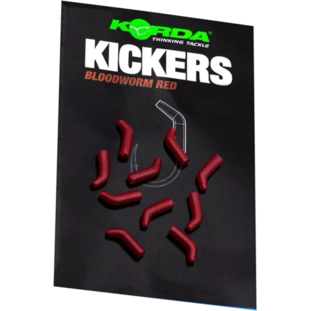 Korda Kickers X-Large Blutschnecken-Rot
