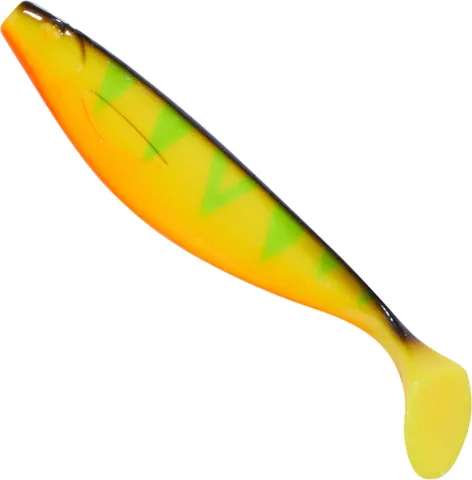 Balzer Shirasu MaJo Booster Gummiköder 10cm 7g Orange Fire Tiger