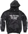 Hearty Rise Hoody HR Black Pullover 100% Cotton XL