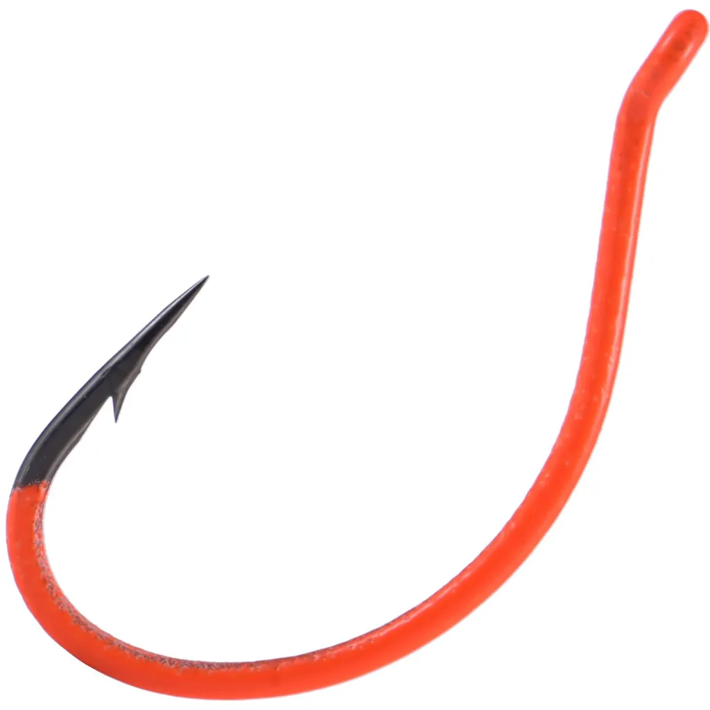 BKK DSS-Worm UV Orange Hooks #2 6 Stück
