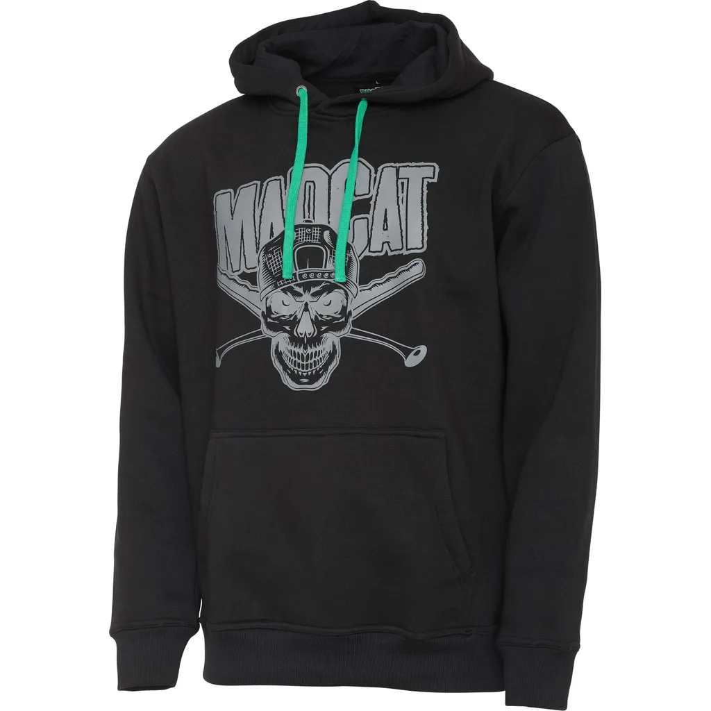 MADCAT SKULL HOODIE XL Black