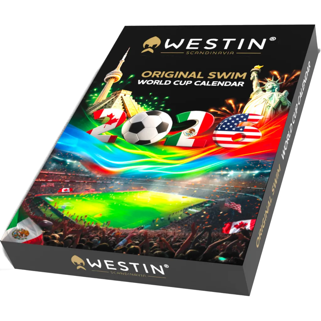 Westin 2026 Original Swim World Cup Calendar Jerkbait 12cm Suspending