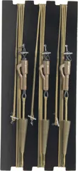 Korda Leadcore Leader Hybrid Lead Clip 3Stück 1m Kies
