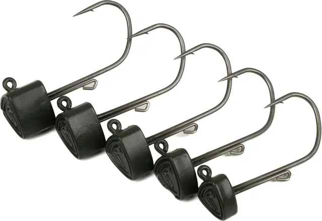 Fox Rage Tungsten Ned Head Shield Weights Jig Heads 5g 4pcs Matte Green