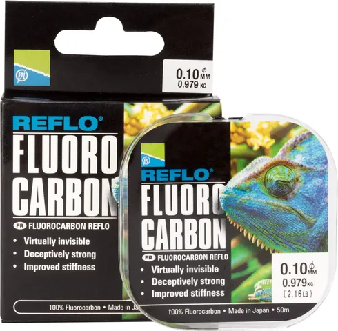 Preston Reflo Fluorocarbon Line 0.22mm 3.442kg 50m