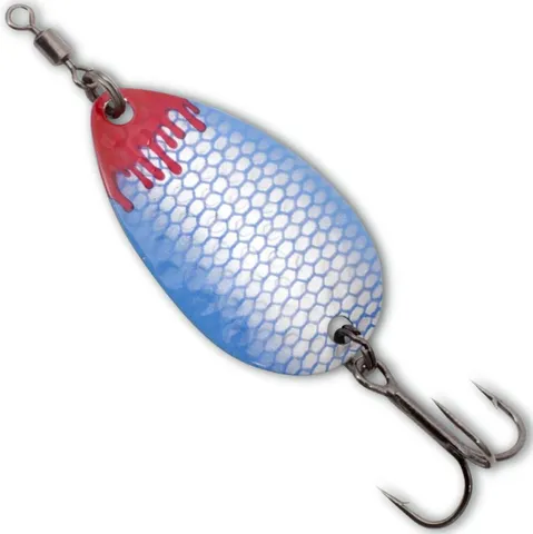 Quantum Magic Trout Blood Big Blade Forellenblinker 3,5cm 2,6g Silber Blau
