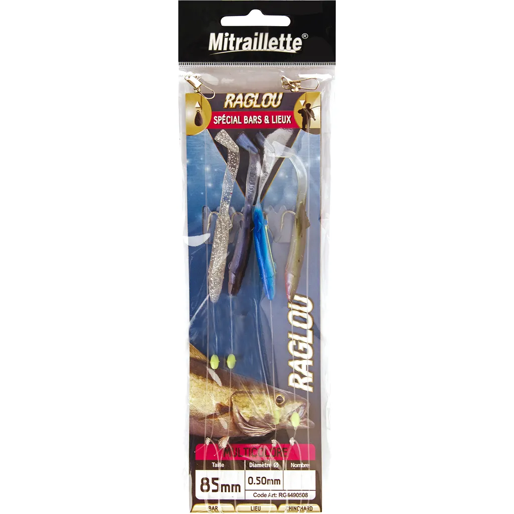 Ragot Mitraillette Raglou Meeresköder 3 Raglou 105mm Multi