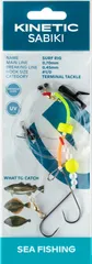 Kinetic Sabiki Surf Vorfächer #1/0 120cm Yellow Pearl