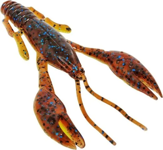 FTM Krawallo Craw Softbait 6pc 10cm Blue / Marron Chartreuse