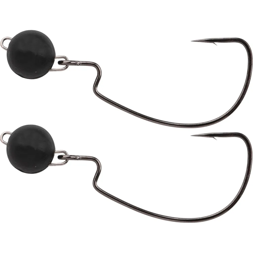 Spro Freestyle Rigged Bottom Jigs #2/0 10g Black