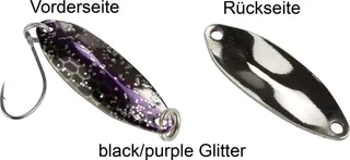 FTM Spoon Tango 1.8g Black/Purple Glitter