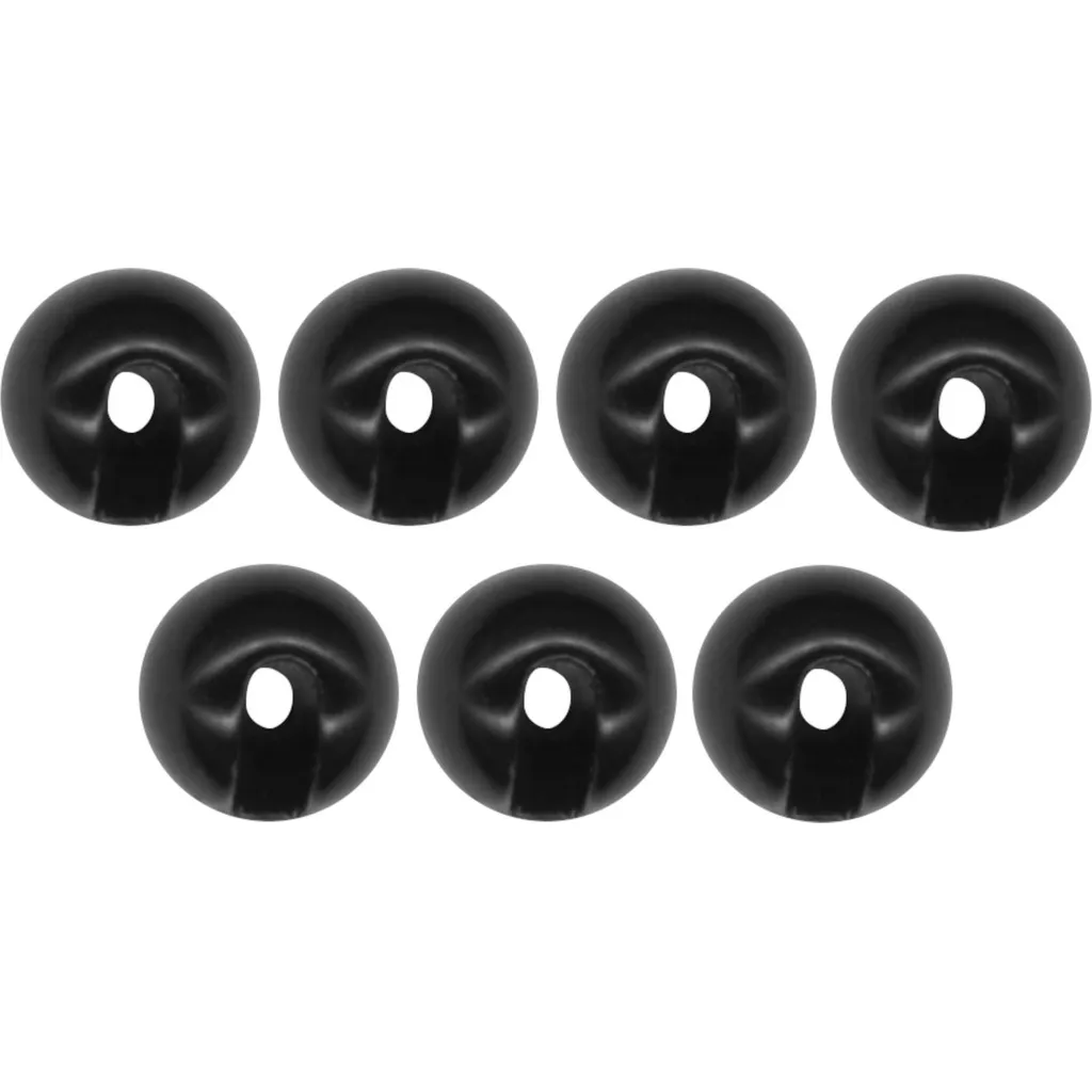 FTM Tungsten Perle Omura geschlitzt #3,3mm Schwarz 7er
