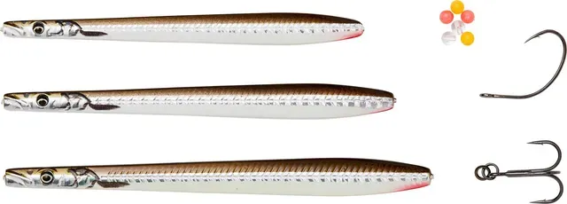 Savage Gear Line Thru Sandeel Nail 10cm 16g Silver Plating