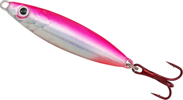 Kinetic Dragon Skirted Jigs 60g 8.5cm Silver Pink