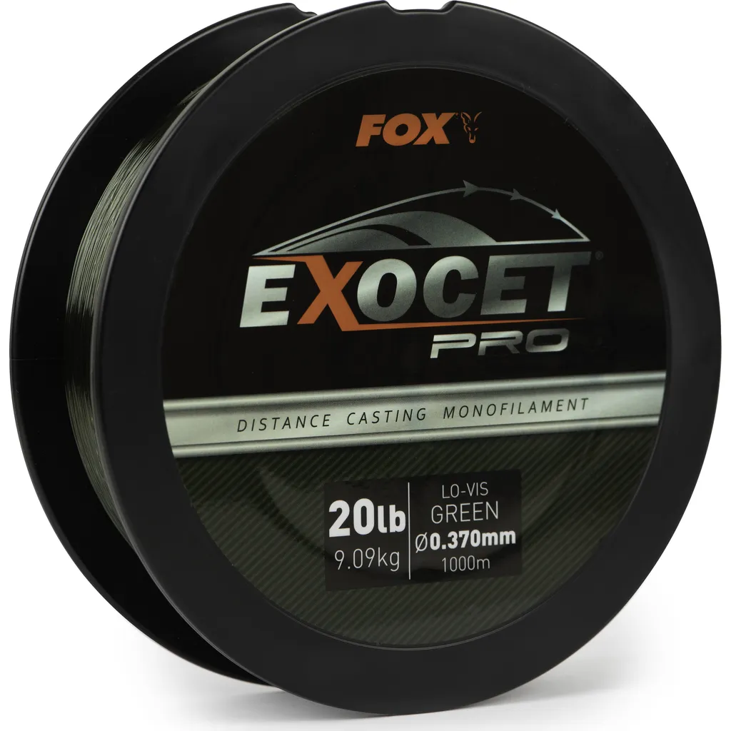 Fox Exocet Pro Low Vis Green Monofile Schnur 0.37mm 9.09kg
