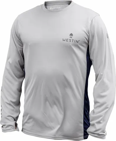 Westin Pro UPF Langarm Grau/Marineblau M