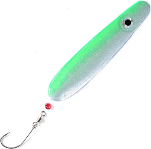 Troutwerk Inline Blinker Sea Trout Lure 69570 7.4cm 22g Green Silver