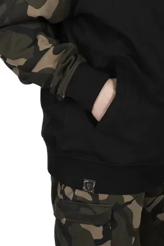 Fox LW Black Camo Split Zip Hoody XXL
