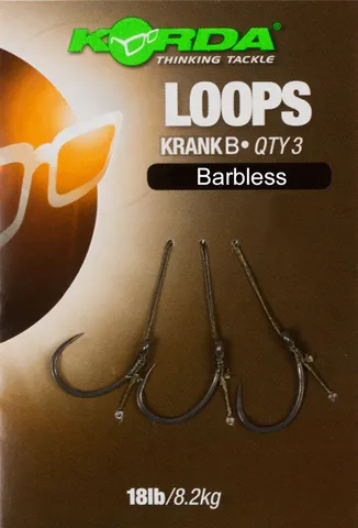 Korda Loop Rigs Krank Barbless #8 8.2kg