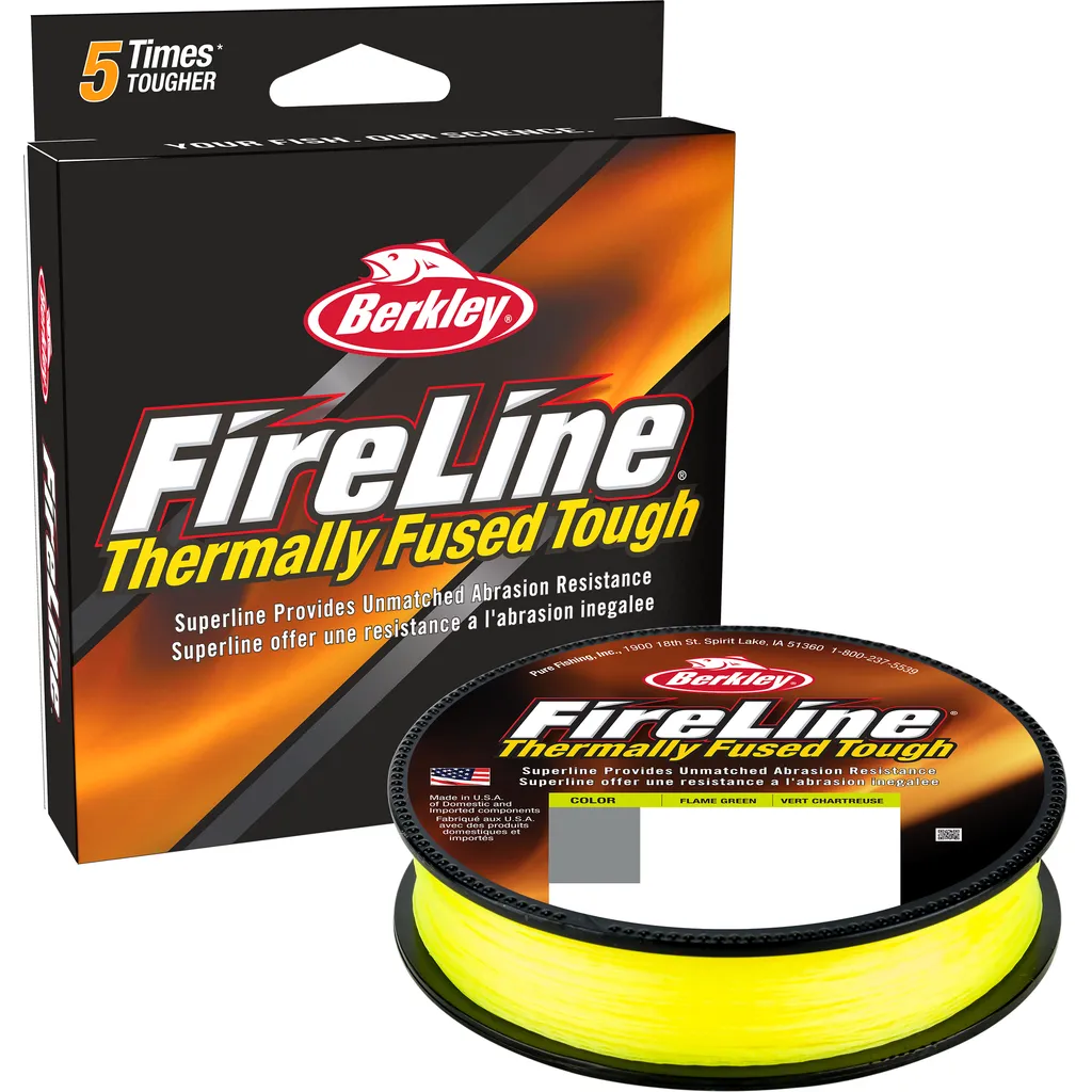 Berkley FireLine® Fused Original Geflochtene Angelschnur BUFLFS14-GG 0.20mm 150m Flame Green