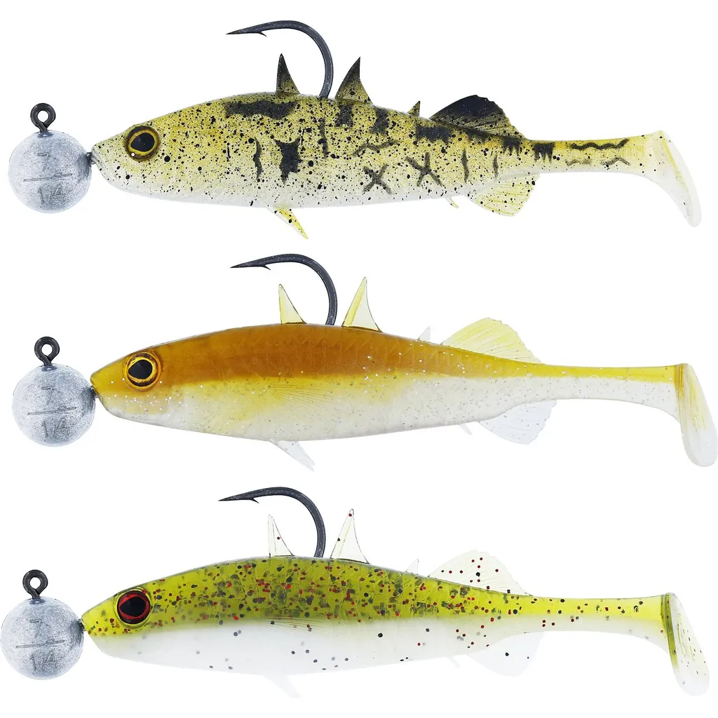 Westin Stanley The Stickleback Shadtail R 'N R Gummifisch 5.5cm 5g Clear Water Mix 10