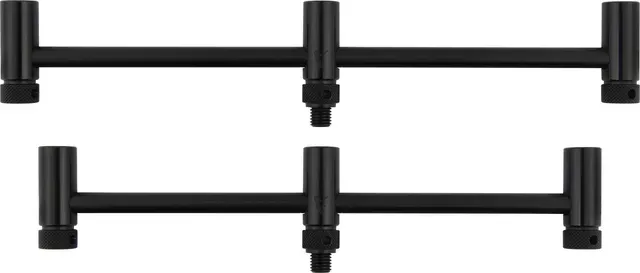Fox Black Label Slim Adjustable 3 Rod Buzz Bar 22–25cm 12mm Aluminium
