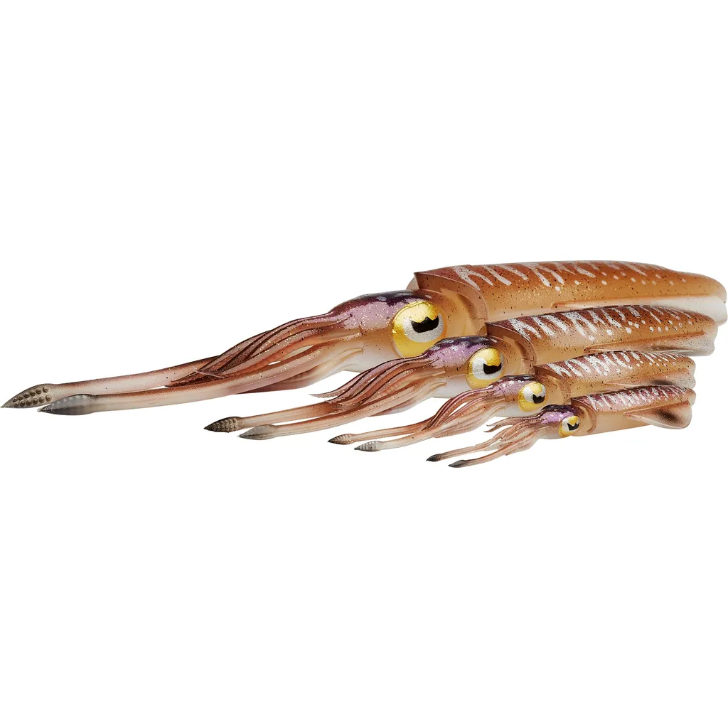 Savage Gear 3D Swim Squid Gummiköder 9.5cm 5g Brown