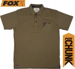Fox Chunk Stonewash Polo Khaki S