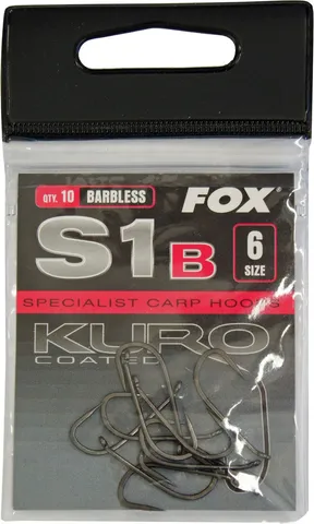 Fox Kuro S1 Series barbless Hook #6