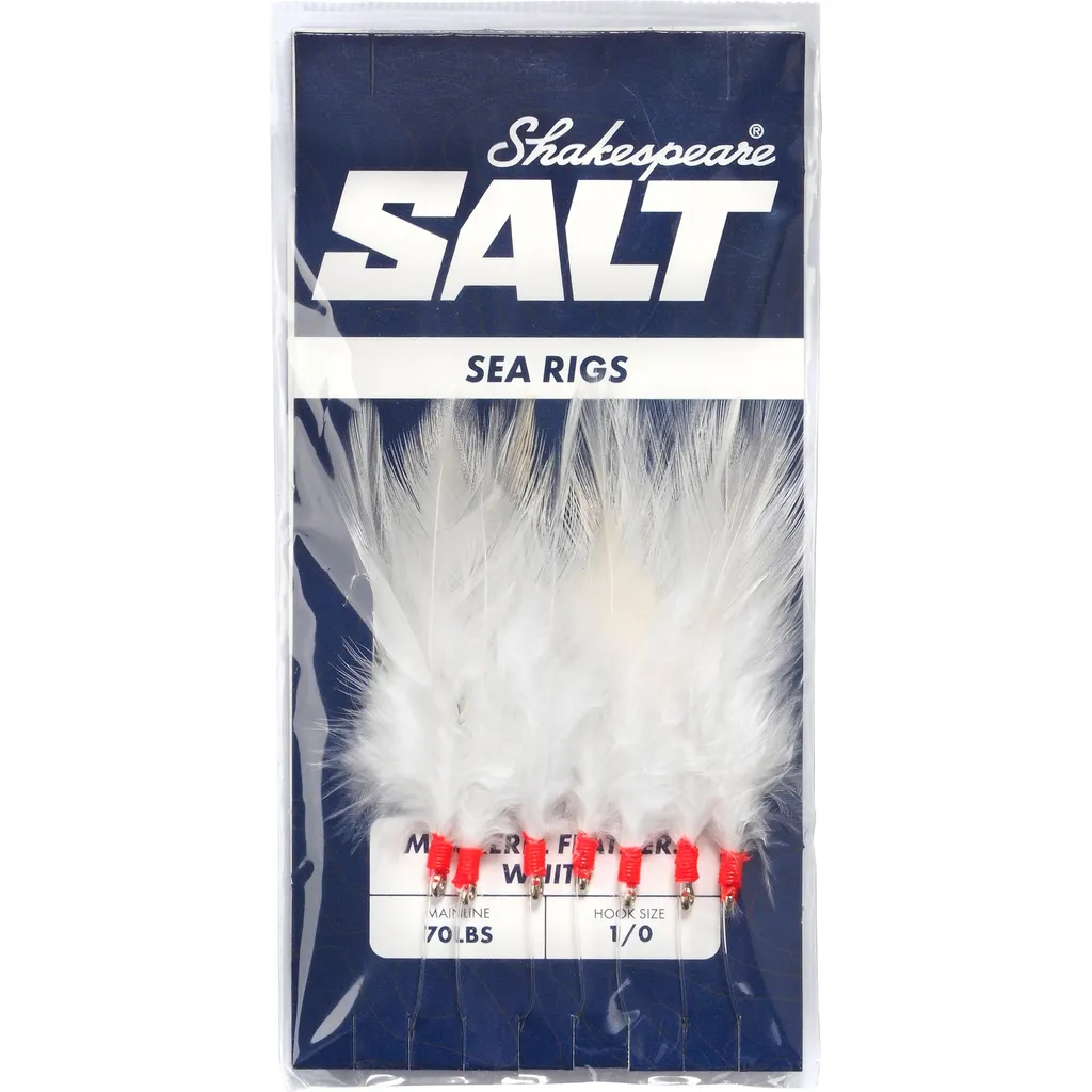 Shakespeare SALT Mackerel Feathers Fertigmontage #3/0 13g White