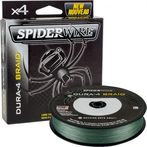 Spiderwire Dura 4 Geflochtene Schnur 0.1mm 9.1kg 300m Moss Green