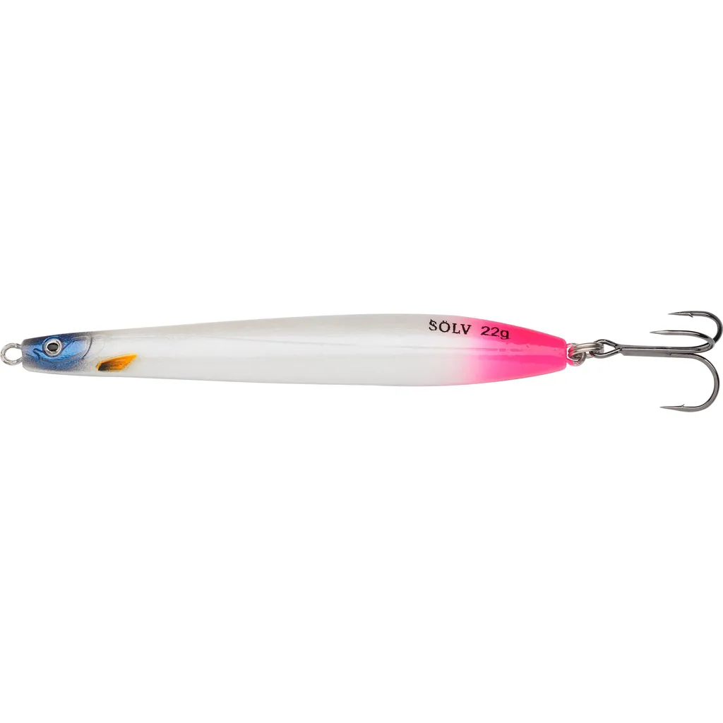 Abu Garcia Sölv Piil Meerforellenblinker 9.5cm 22g UV Pink Tail
