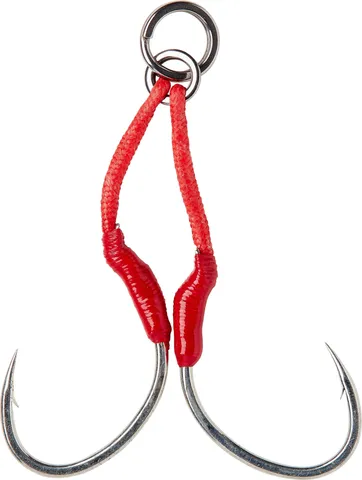 Savage Gear Bloody Assist Hook SJ Vertical- Und Dropshot-Zubehör #3/0 Double