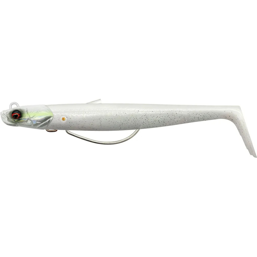 Savage Gear SANDEEL V2 WL Swimbait 13cm White Pearl Silver