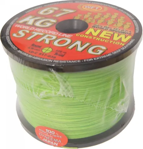 WFT KG STRONG Geflochtene Schnur 0.39mm 67kg Gelb