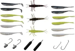Savage Gear Mini Perch Kit 21pcs 5cm 2–5g Soft Bait