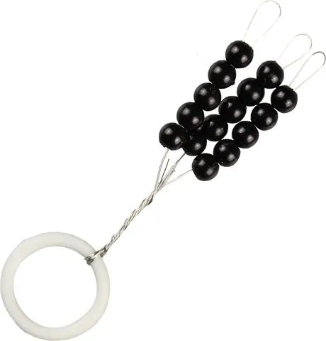 FTM Trout Gummiperlen Spezial Rig-Zubehör 15pcs Black