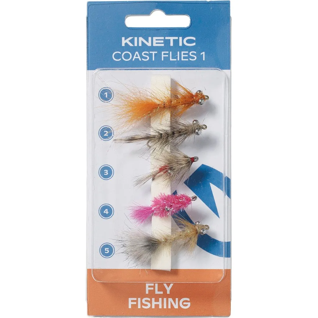 Kinetic Coast Flies 1 5PCS MIX