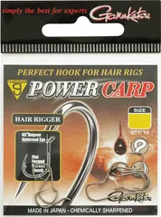 Gamakatsu Powercarp Hair Rigger Eyed Hook Hooks #14