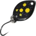 Troutwerk Spoon 0.8g 1.2cm Black/Yellow Dots