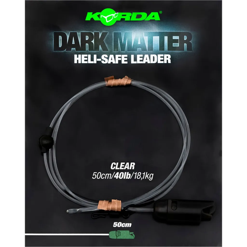 Korda Dark Matter Leader Heli Safe 50cm 18.1kg Clear