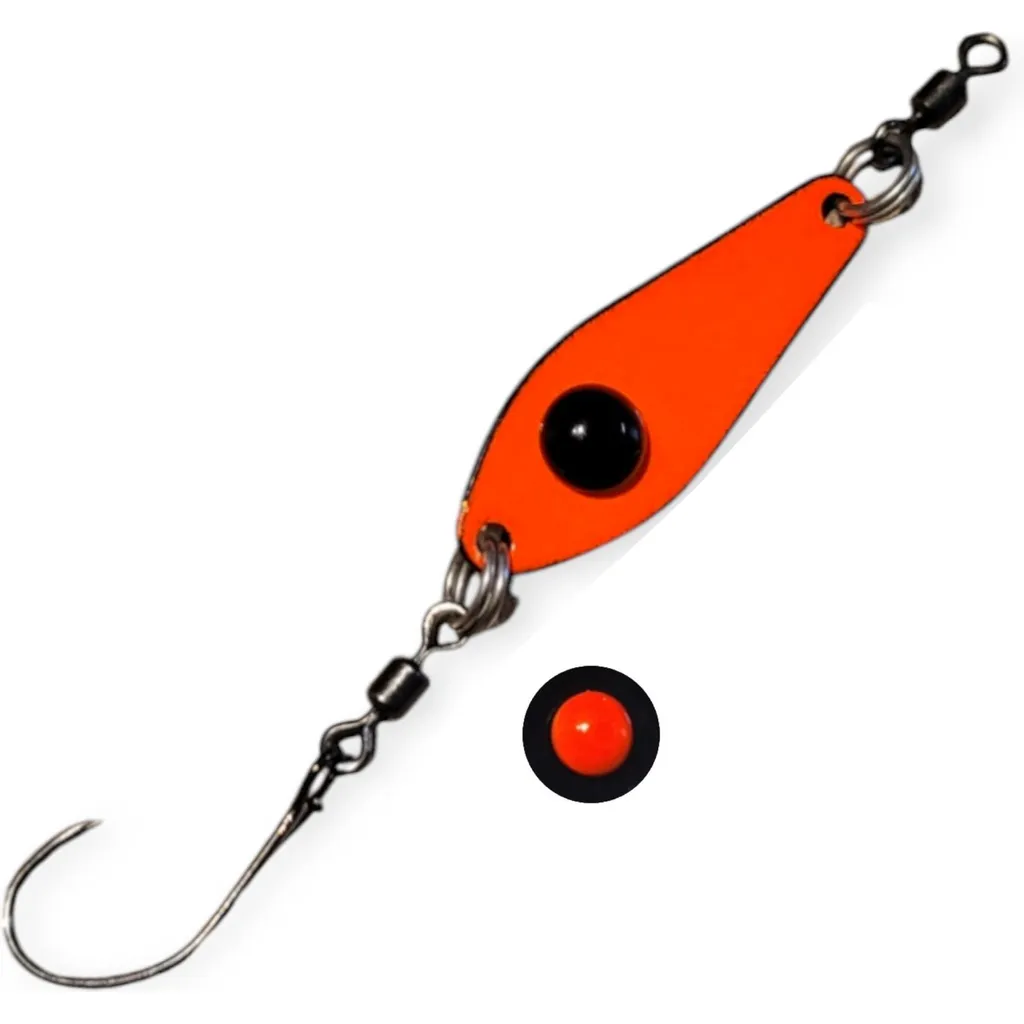 Troutwerk Spoon 3.1cm 2.4g Schwarz Rot