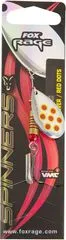 Fox Rage Blade French Spinner 14.3g Silver Red Dots