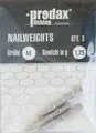 Predax Nail Weight Sinkers 1.75g 3pcs