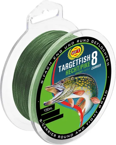 WFT TF8 Hecht Geflochtene Schnur 0.13mm 9kg 150m Green