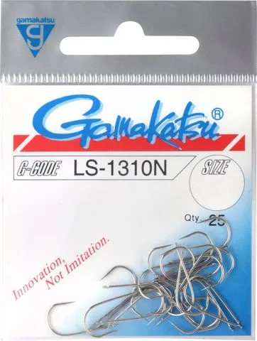 Gamakatsu LS-1310N Hooks 25pcs Nickel Spade End