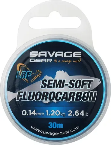 Savage Gear Semi-Soft Fluorocarbon LRF 0.14mm 1.2kg 30m Clear