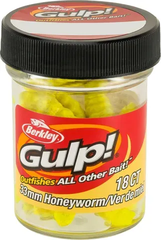 Berkley Gulp! Honey Worm 3.3cm 65g Honey Yellow