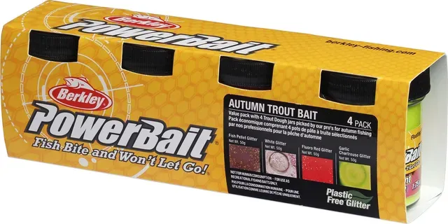 Berkley PowerBait Forellenteig 4x50g Herbst
