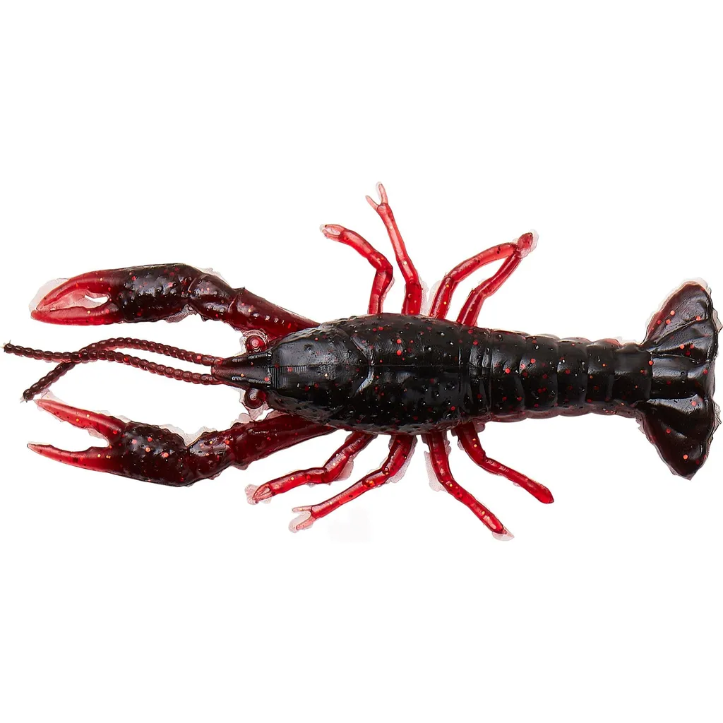 Savage Gear NED Craw Gummiköder 6.5cm 2.5g Black/Red